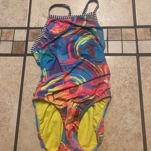 Vintage dolphin brand bathing suit